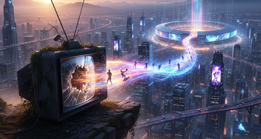 De dood van de lineaire TV: Waarom sportstreaming de macht overneemt.