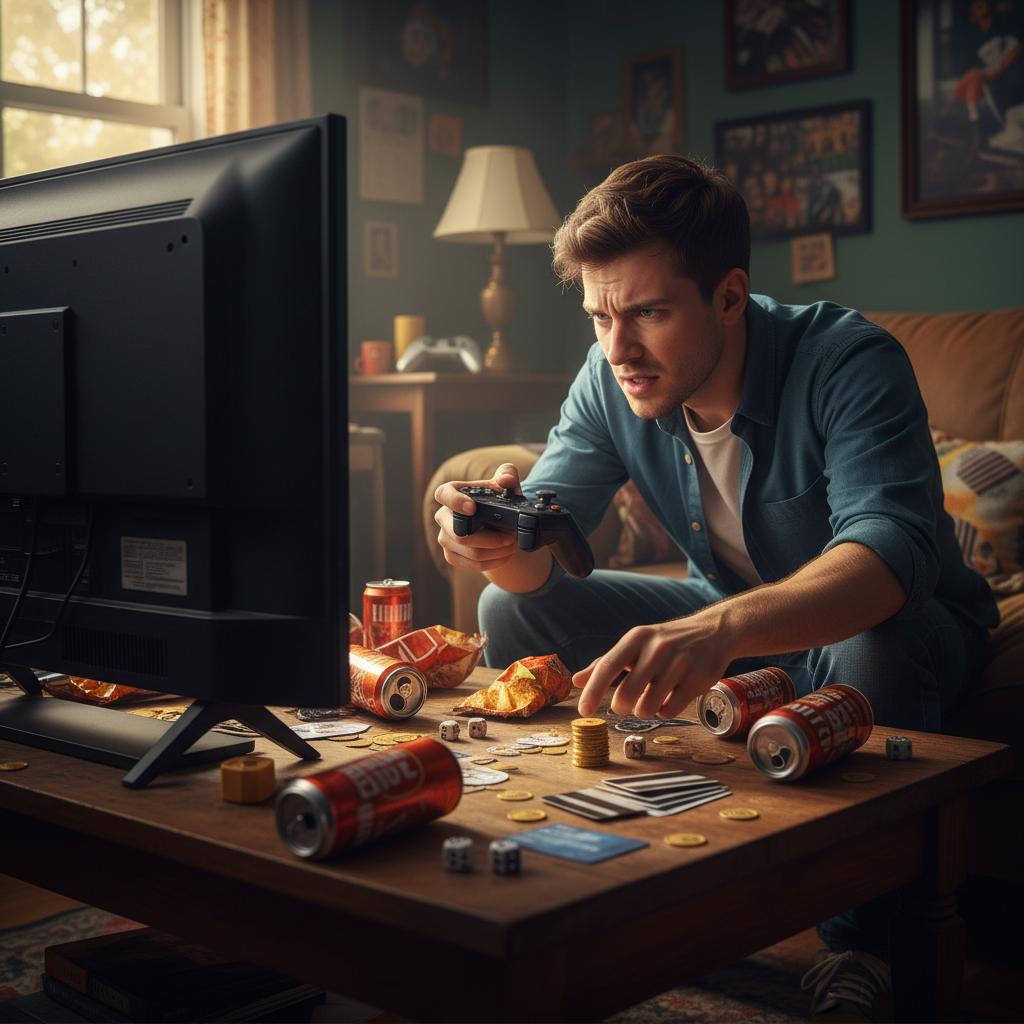 Wanneer sportgames aanvoelen als gokken – illustratie